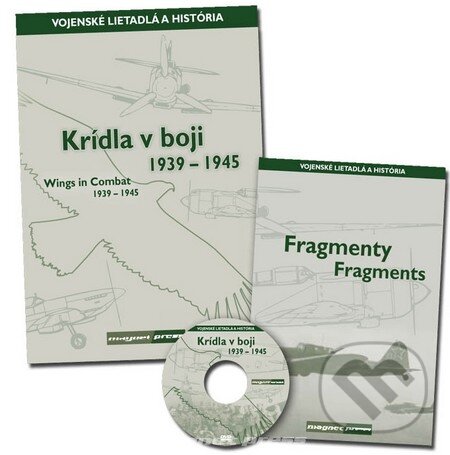 Levně Krídla v boji 1939 - 1945 (Wings in Combat 1939 - 1945 (Komplet DVD + kniha Fragmenty)) - film z kategorie Vojnové dokumenty