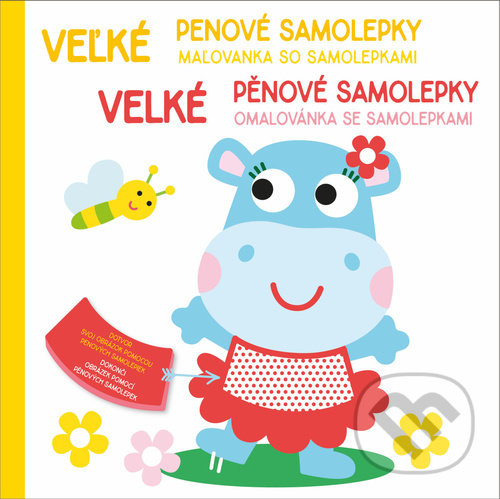 Levně Velké pěnové samolepky: Hroch / Veľké penové samolepky: Hroch - kniha z kategorie Samolepky