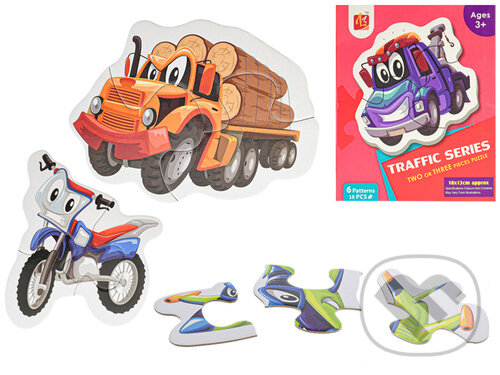 Levně Puzzle dětské Dopravní prostředky - puzzle z kategorie 15 – 60 dielikov