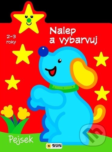 Levně Nalep a vybarvuj - Pejsek (2 - 3 roky) - kniha z kategorie Omaľovávanky
