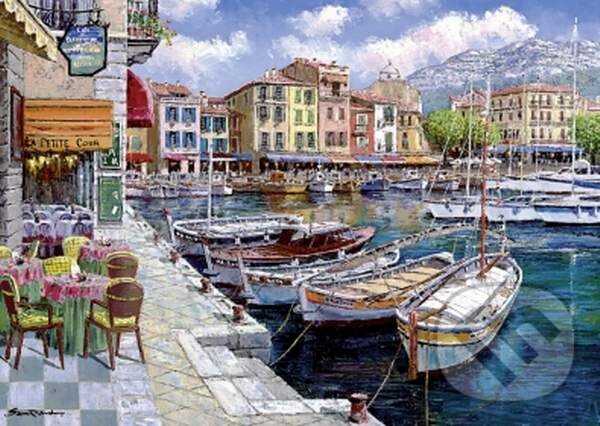 Levně Sam Park, Café in Cassis - puzzle z kategorie Mestá a stavby