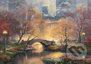 Levně Autumn in Central Park, Glow in the Dark - puzzle z kategorie Mestá a stavby