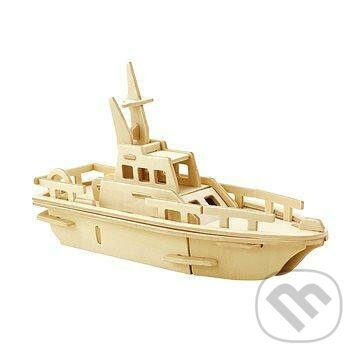 Levně Jachta (Drevrné 3D puzzle) - puzzle z kategorie Umelecké