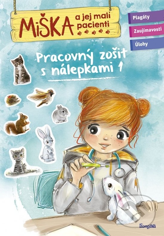 Levně Miška a jej malí pacienti: Pracovný zošit s nálepkami 1 - kniha z kategorie Hravé úlohy