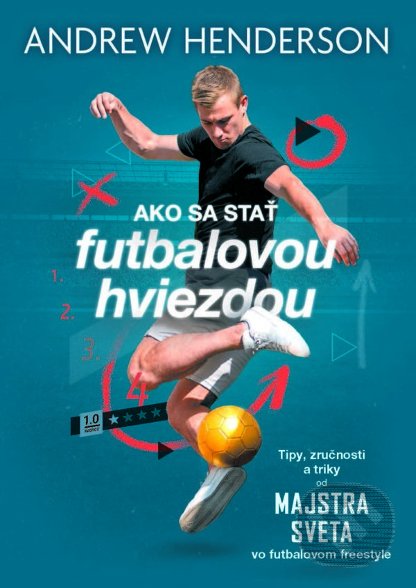 Levně Ako sa stať futbalovou hviezdou (Tipy, zručnosti a triky od majstra sveta vo futbalovom freestyle) - kniha z kategorie Naučné knihy