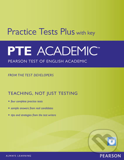 Kniha: Practice Tests Plus: PTE Academic 2013 Book w/ Multi-Rom & Audio CD (w/ key) (Kate Chandler)