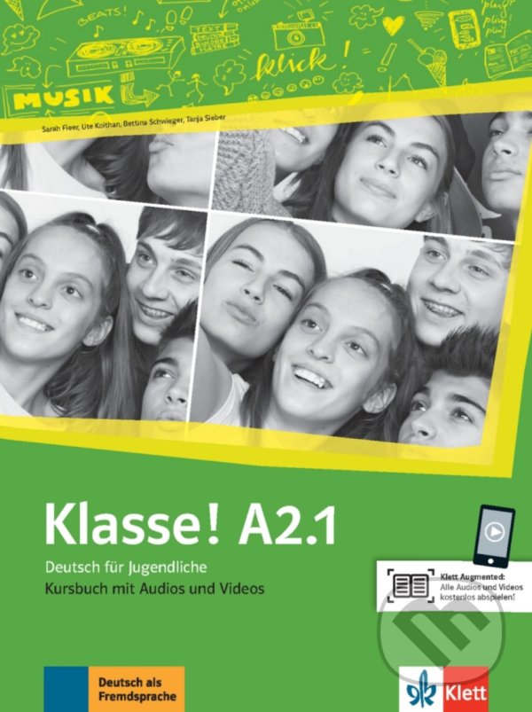 Levně Klasse! A2.1 - Kursbuch mit Audios und Videos online - kniha z kategorie Jazykové učebnice a slovníky