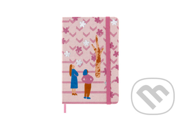 Levně Moleskine - zápisník Sakura - Couple (limitovaná edícia, malý, linajkovaný)