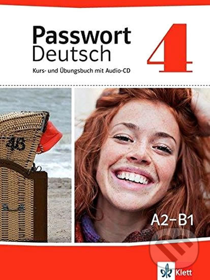 Passwort Deutsch neu  4 (A2-B1) – Kurs/Übungsbuch + CD, Klett, 2017