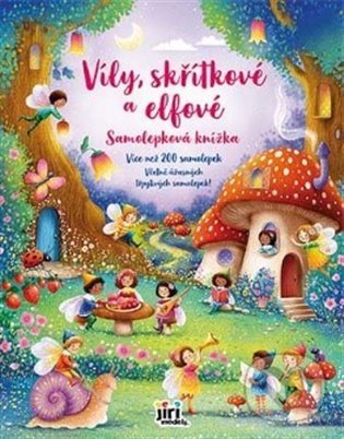 Levně Samolepková knížka - Víly, skřítkové a elfové - kniha z kategorie Samolepky