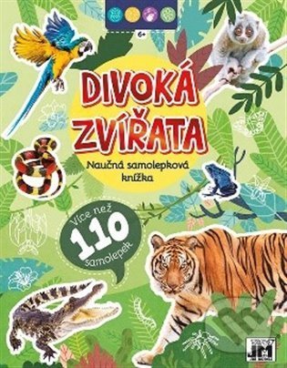 Naučná samolepková knížka - Divoká zvířata, Jiří Models, 2022
