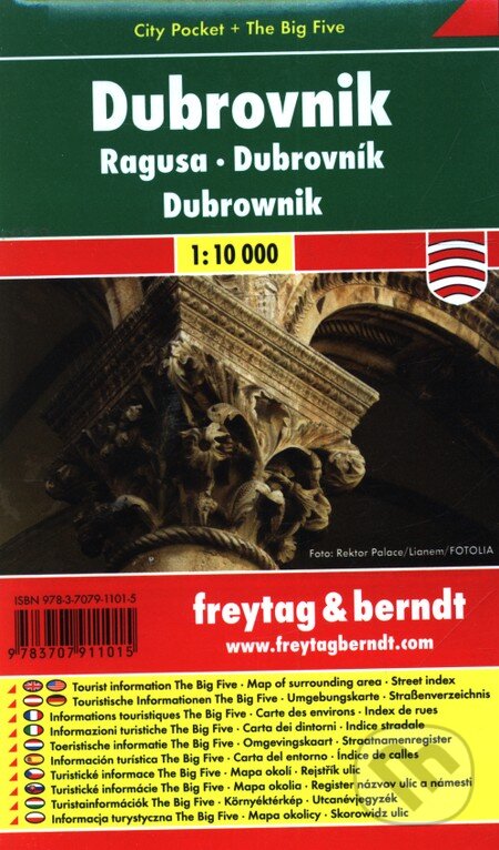 Levně Dubrovnik 1: 10 000 (Mapa mesta)