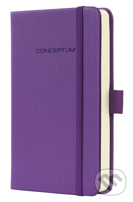 Zápisník CONCEPTUM® design – fialový (A6, linajkový) (Sigel)