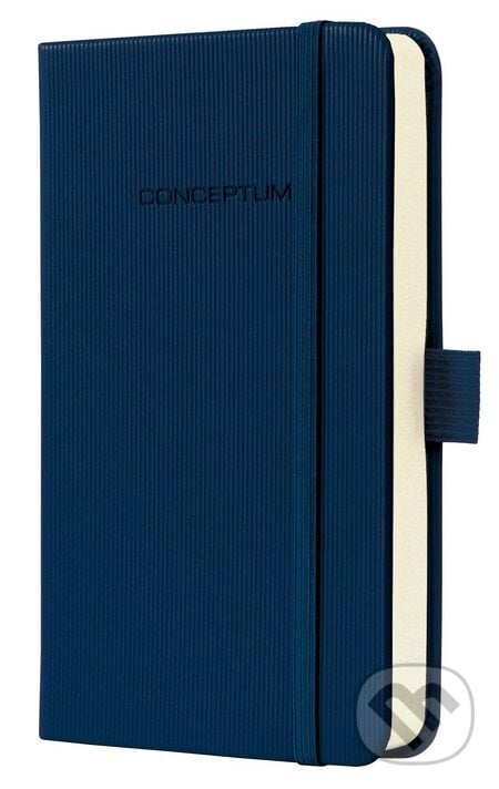 Zápisník CONCEPTUM® design – tmavá modrá (A6, linajkový), Sigel, 2013