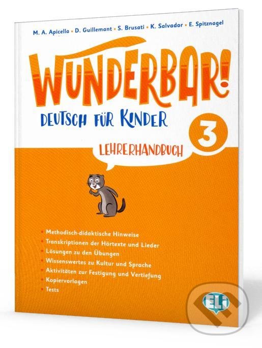 Levně Wunderbar! 3 - Lehrerhandbuch + 2 Audio-CD - D. Guillemant, A.M. Apicella - kniha z kategorie Jazykové učebnice a slovníky