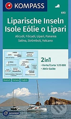 Levně Liparische Inseln - Isole Eólie o Lípari (1:25 000) - kniha z kategorie Mapy Európy