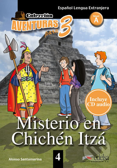 Levně Colección Aventuras para 3/A1: Misterio en Chichén Itza + Free audio download (book 4) - kniha z kategorie Jazykové učebnice a slovníky