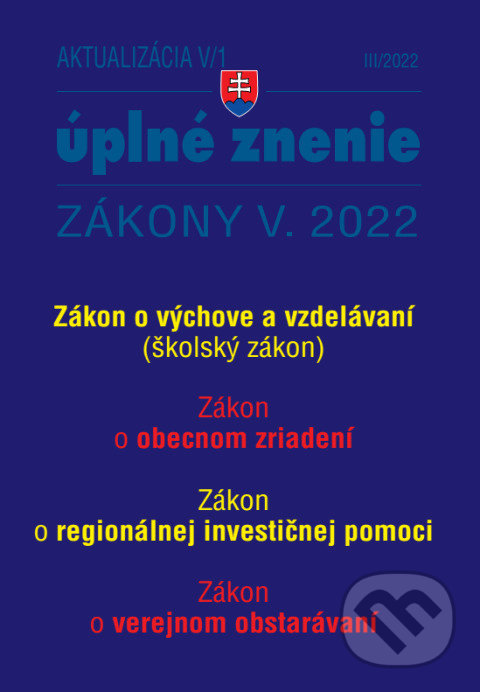 Levně Aktualizácia V/1/2022 - Štátna služba (Informačné technológie verejnej správy) - kniha z kategorie Právo
