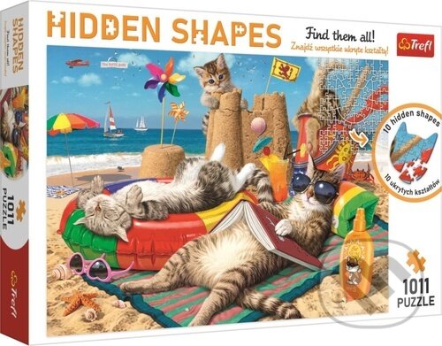 Levně Hidden Shapes: Kočičí prázdniny - puzzle z kategorie Ostatné
