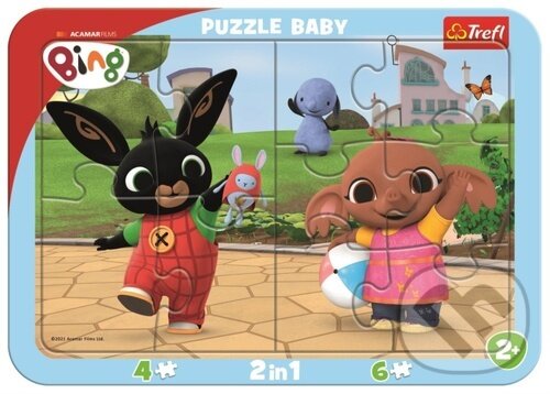 Levně Bing si hraje 2v1 - puzzle z kategorie Maxi dieliky