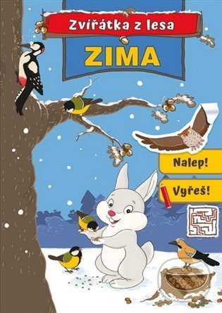 Levně Zima - Zvířatka z lesa - kniha z kategorie Hravé úlohy