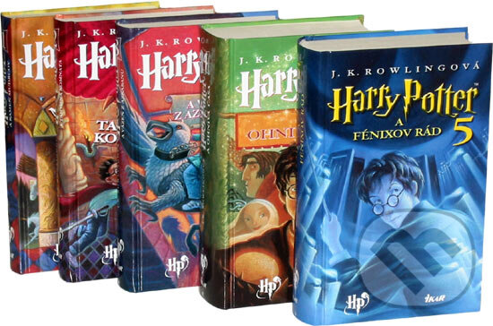 Harry Potter - kolekcia (Knihy 1-5) - J.K. Rowling, Ikar