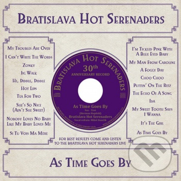 Levně Bratislava Hot Serenaders: As Time Goes By - Bratislava Hot Serenaders