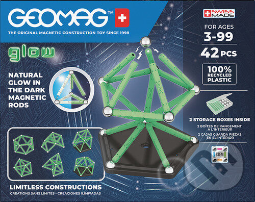 Levně Stavebnice Geomag Glow 42 ks - hra z kategorie Stavebnice