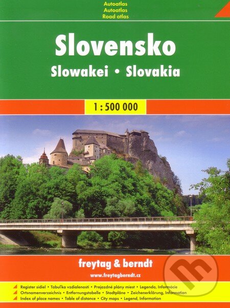 Slovensko 1:500 000 (freytag&berndt). freytag&berndt, 2011