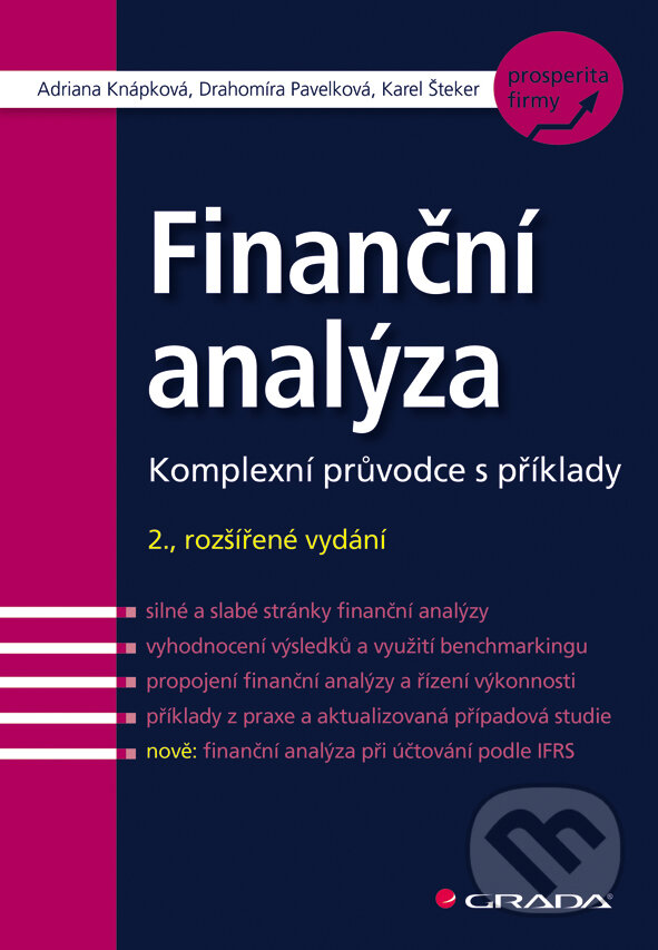 E-kniha: Finanční analýza (Adriana Knápková, Drahomíra Pavelková a Karel Šteker). Grada, 2012