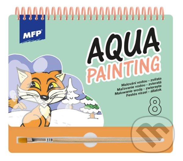 Levně Aqua Painting 8 - zvířata / zvieratá (Malování vodou / Maľovanie vodou) - kniha z kategorie Omaľovávanky