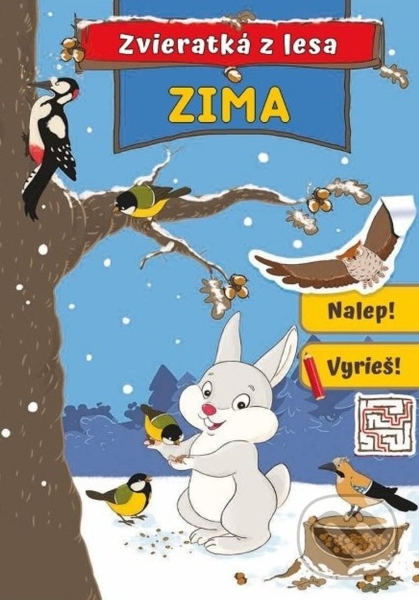 Levně Zima - Zvieratká z lesa - kniha z kategorie Hravé úlohy