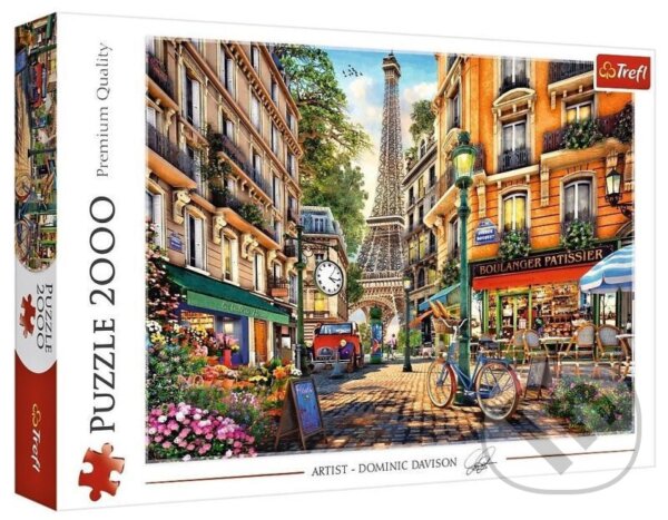 Levně Odpoledne v Paříži - puzzle z kategorie Mestá a stavby