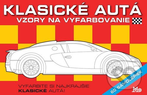 Levně Klasické autá (Vzory na vyfarbovanie + 60 samolepiek) - kniha z kategorie Pre deti a mládež