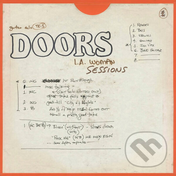 Hudební CD: The Doors: L.A. Woman Sessions LP (Hudobné albumy). Hudobné albumy, 2022