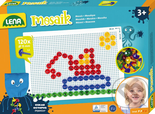 Levně Mozaika klobouček 1,5cm krystal (120ks) - hra z kategorie Ostatné