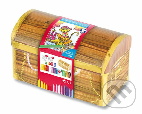 Levně Popisovače s klipom Truhlica 33 ks