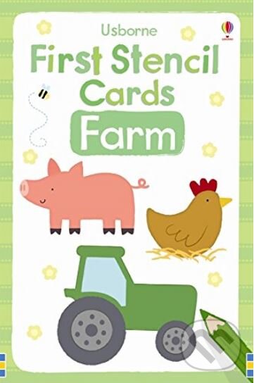 Levně First Stencil Cards: Farm - Vicky Arrowsmith - kniha z kategorie Omaľovávanky, vystrihovanie, papier