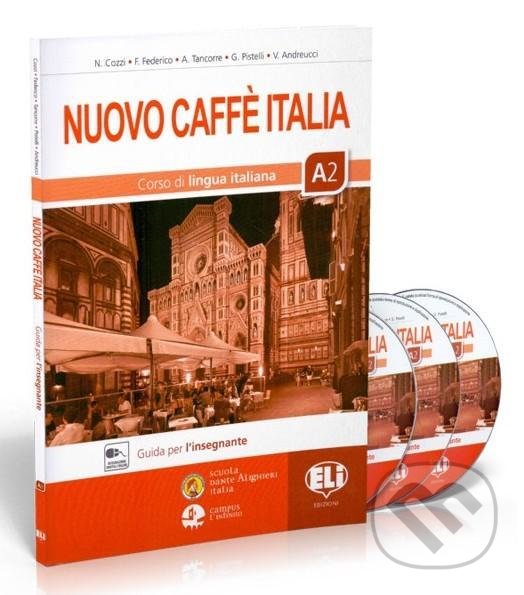 Levně Nuovo Caffe Italia 2 A2 - Guida per l´insegnante + 2 audio CDs - kniha z kategorie Jazykové učebnice a slovníky