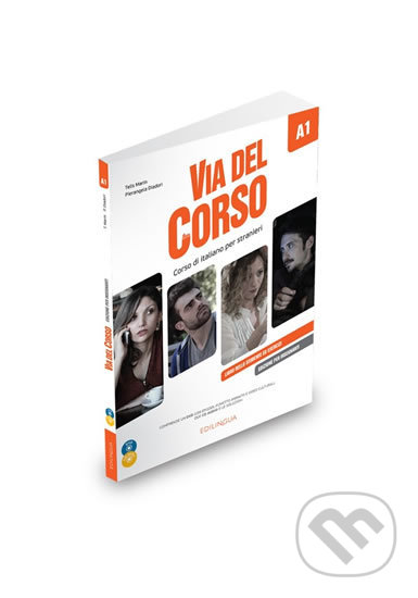 Via del Corso A1: Libro professore + 2 CD Audio + DVD - Telis Marin, Edilingua, 2018