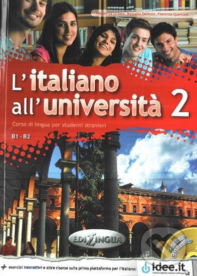 Levně L´italiano all´universita 2 B1-B2 Libro di classe ed Eserciziario + CD Audio - kniha z kategorie Jazykové učebnice a slovníky