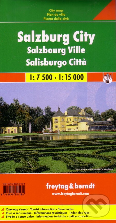 Levně Salzburg 1: 7 500 1:15 000 (Mapa mesta)