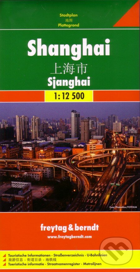 Levně Shanghai 1:12 500 (Mapa mesta)