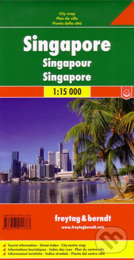 Levně Singapur 1:15 000 (Mapa mesta)