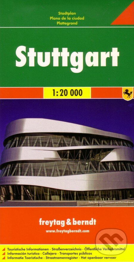 Levně Stuttgart 1:20 000 (Mapa mesta)