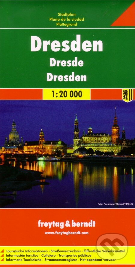 Levně Dresden 1:20 000 (Mapa mesta)