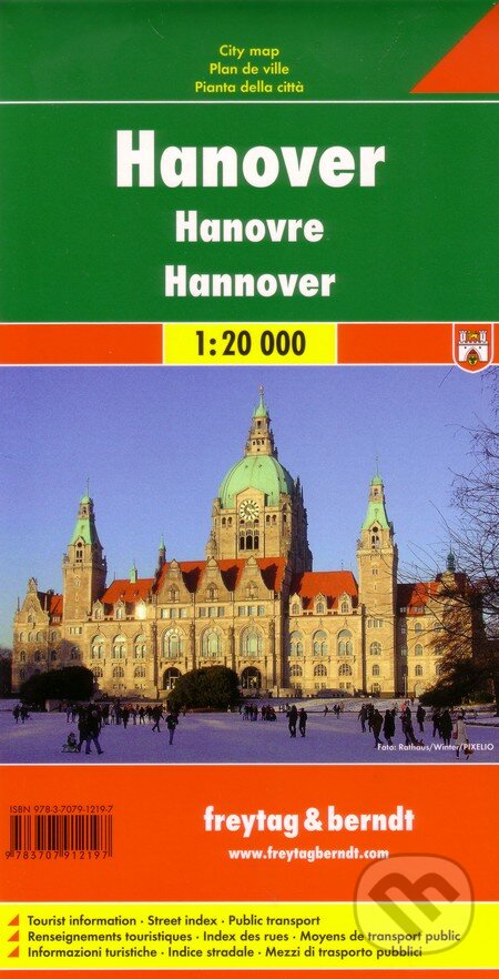 Levně Hanover 1:20 000 (Mapa mesta)