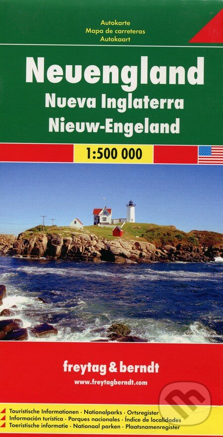 Levně Neuengland 1:500 000 (Automapa)