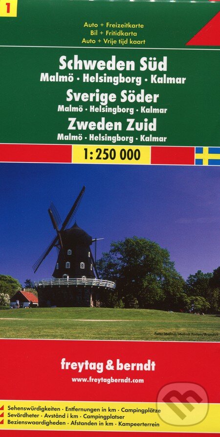 Levně Schweden Süd 1:250 000 (Automapa)