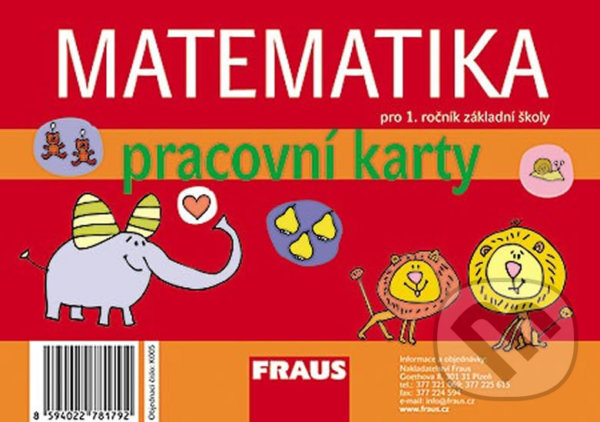 Levně Matematika 1 pro ZŠ pracovní karty - kniha z kategorie 1. stupeň